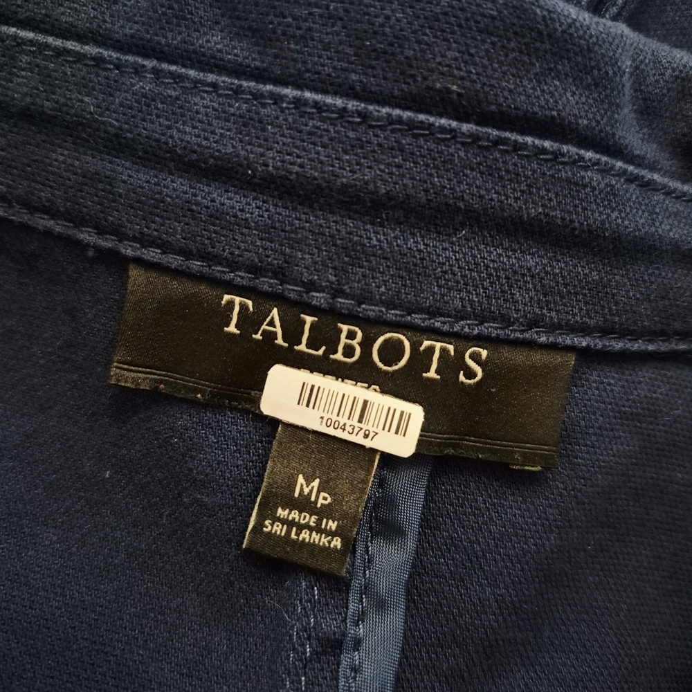 Talbots Navy Button-Up Jacket - image 4
